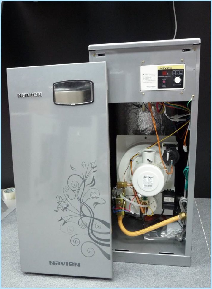 Котел газовый напольный двухконтурный GST TURBO NAVIEN в Оренбурге за 50 000 руб.