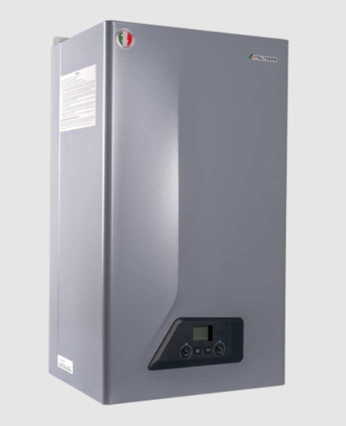 Котел газовый настенный двухконтурный (закрытая камера сгорания) CITY CLASS Gray FlameI ITALTHERM в Оренбурге за 87 200 руб.